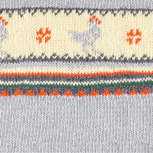 NWT Toad & Co Colorful Nitsa Zip CHICKENS Cardigan π 100% Recycled Materials - Picture 7 of 7